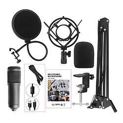 Avis Kit de microphone USB 192KHZ / 24BIT Micro professionnel à condensateur de podcast pour PC Kit de karaoké Studio d'enregistrement 418