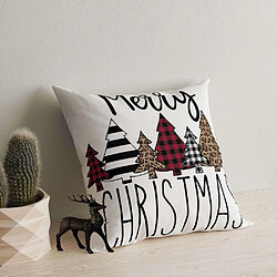 Hanah Home Coussin en coton et polyester Chritsmas Modèle 1.