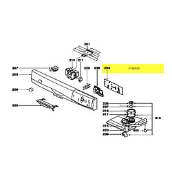 Thomson CARTE VISUALISATION CARTE VISUALISATION pour LAVE VAISSELLE THOMSON - 31X8503