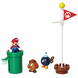 Ludendo Coffret 5 Figurines Super Mario - Plaine du grand chêne 