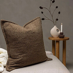 Venture Home Housse de coussin 60x60 cm Tuva marron.