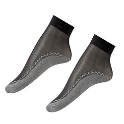 10 Paires De Chaussettes D'été Antidérapantes Pour Femmes Gris Chaussettes mi-mollet en coton doux pour femme