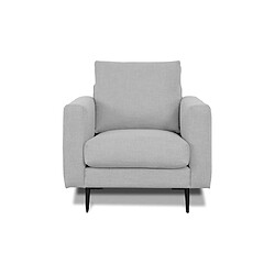 MAISON AUBERTIN Fauteuil Caruso Tissu Gris clair 1 Place