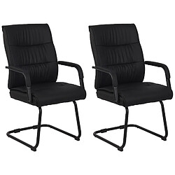 Non Lot de 2 chaises visiteurs Sievert