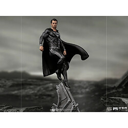 Iron Studios Justice League de Zack Snyder - Superman Black Suit Statue 1/10 pas cher