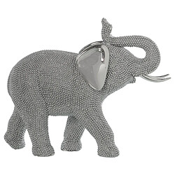 Figurine Décorative Alexandra House Living Argenté Plastique Eléphant 13 x 29 x 24 cm 