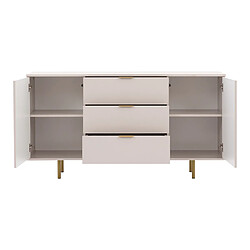 Bestmobilier Monica - buffet - beige - 150 cm