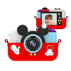 Universal Mini enfants Caméra numérique 30MP 2,4 pouces Écran IPS 1080p Video Selfie SLR Toy Camera (rouge)