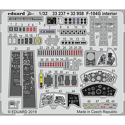 F-104G interior for Italeri - 1:32e - Eduard Accessories