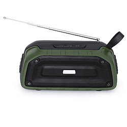 Yonis Enceinte Waterproof Bluetooth TWS & FM Enceinte Waterproof Bluetooth TWS Antichoc Autonomie 4h Appels Mains-Libres FM Army Green YONIS