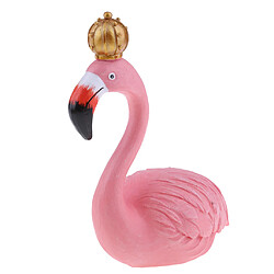 rose flamant figurine statut ornement résine décoration cadeau l roi pas cher