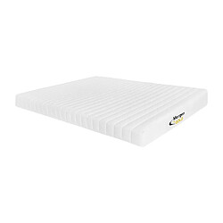 Vente-Unique Matelas 140 x 190 cm mousse 7 zones 30kg/m3 ép.12cm - STELO de MORGENGOLD