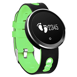 Wewoo Bracelet connecté vert 0,95 pouces HD OLED écran Smart Display Bluetooth, IP68 imperméable à l'eau, podomètre de / Rappel sédentaire / moniteur de fréquence cardiaque / de sommeil, Compatible avec Android et téléphones iOS