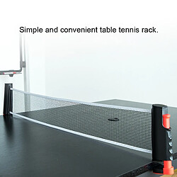 Acheter Wewoo Support de filet de tennis de table portable rétractable REGAIL noir gris