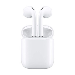 Universal Casque sans fil I12 blanc avec Bluetooth 5.0