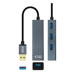 ? Hub USB 3.0X4 USB Type A-M vers USB 3.0-H - 0,10M · Gris