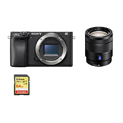 SONY A6400 Body Black + SONY SEL 16-70MM F4 ZA OSS + 64GB SD card