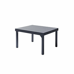 Wilsa Garden Table Modulo 6/10 personnes structure et plateau en aluminium gris anthracite