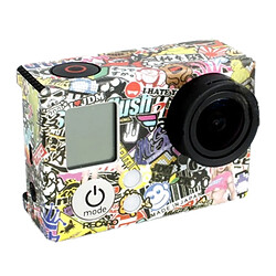 Wewoo Sticker pour GoPro Hero 3+ / 3 Bande dessinée motif Graffiti Plan B autocollant de cas