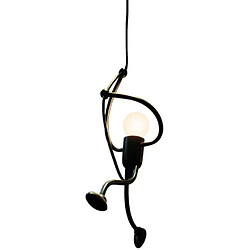 Stoex Suspension luminaire En Fer Lampe créative Design de Bande Dessinée Moderne Pend Suspension luminaire En Fer Lampe créative Design de Bande Dessinée Moderne Pendentif pour Enfants Chambre Chevet Noir