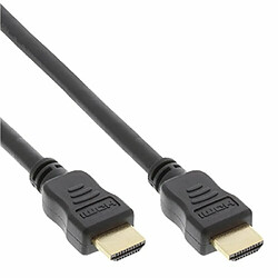 Avis InLine 17511P Premium HDMI 2.0 Kabel HDMI 2.0 Stecker auf Stecker, 1.5m, schwarz, vergold.