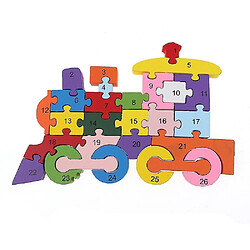 Universal Puzzle alphabétique Carlisle, bloc alphanumérique en bois, jouet pour les enfants.