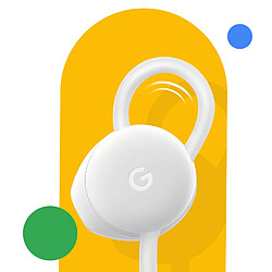 Acheter Google Écouteurs USB C avec Contrôle Volume Micro Assisant vocal Original Blanc