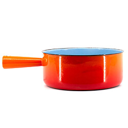 Avis Caquelon fondue fromage poelon casserole couvercle orange