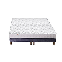 Acheter Idliterie Ensemble Matelas Mousse Haute Résilience CIRRUS + Sommier - Made in France