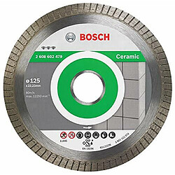 Bosch Disque diamanté Best for Ceramic Extra-Clean Turbo (céramique, 125 x 22,23 mm, accessoires pour meuleuse angulaire) 