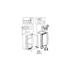 Réfrigérateur 1 porte 54cm 175l encastrable - BSSA210K4SN - BEKO pas cher