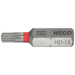 Heco - Schrauben Embouts HECO SCHRAUBEN - Empreinte Heco-Drive HD-15 L 25 mm - Blister de 10 - 57094 