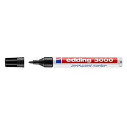 ? Edding 3000-01 Marqueur permanent - 1,5 mm · 3 mm · Noir · 10 unités