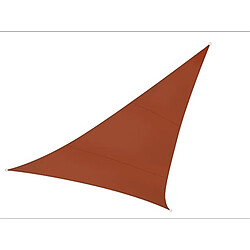 Perel Voile solaire - triangle - 5 x 5 x 5M - couleur : terracotta 