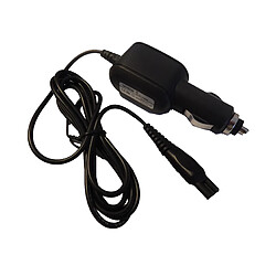 vhbw Câble de charge allume-cigare compatible avec Philips / Norelco Satinelle HP6408, HP6482, HP6491, HP6501 rasoir électrique - Chargeur 12V 