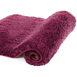 LUUCOZK Tapis de bain antidérapants absorbants à séchage rapide pour salle de bain - Vinrouge-40 x 60cm