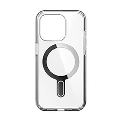 Speck Coque pour iPhone 15 Pro MagSafe Presidio Perfect-Clear Click-lock Anti-rayures Transparent 