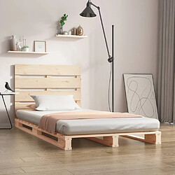 vidaXL Cadre de lit sans matelas 100x200 cm bois massif de pin