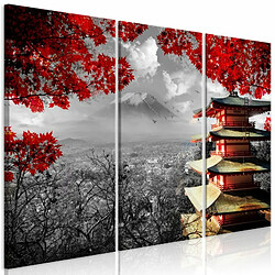 Paris Prix Tableau Imprimé 3 Panneaux Japanese Adventure 80 x 120 cm 