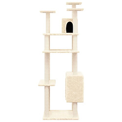 Avis Arbre à chat avec griffoirs,niche pour chat en sisal Crème 162 cm -MN67870