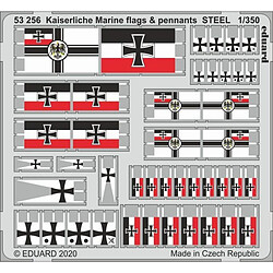 Kaiserlische Marine flags & pennants STEEL - 1:350e - Eduard Accessories 