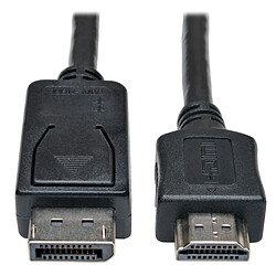 Tripp Lite P582-006 video cable adapter Tripp Lite P582-006 câble vidéo et adaptateur 1,83 m HDMI Type A (Standard) DisplayPort Noir