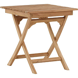 Avis Venture Home Table de jardin pliante carré 70 x 70 cm en teck Ghana.