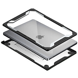 Supcase Coque Bumper pour MacBook Pro 14" 2023 , 2022 et 2021 Noir Transparent