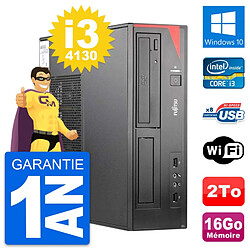 PC Fujitsu Esprimo E520 DT Intel i3-4130 RAM 16Go Disque Dur 2To Windows 10 Wifi · Occasion 