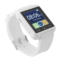 Wewoo Montre connectée Multifonction portable Bluetooth V3.0 + EDR au poignet intelligente Blanc