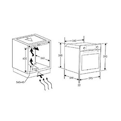 Avis Four encastrable multifonction 70l 60cm pyrolyse inox - RFC3O5879IN - ROSIERES