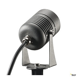 Projecteur extérieur, anthracite, SLV LED SPIKE avec LED intégrée, 6W, 3000K, IP55