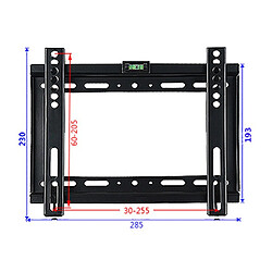 Avis Wewoo Support de fixation murale pour téléviseur LCD universel GD01 de 14 à 42 pouces