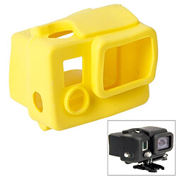 Wewoo Coque jaune pour GoPro Hero 3+ Housse en Silicone 